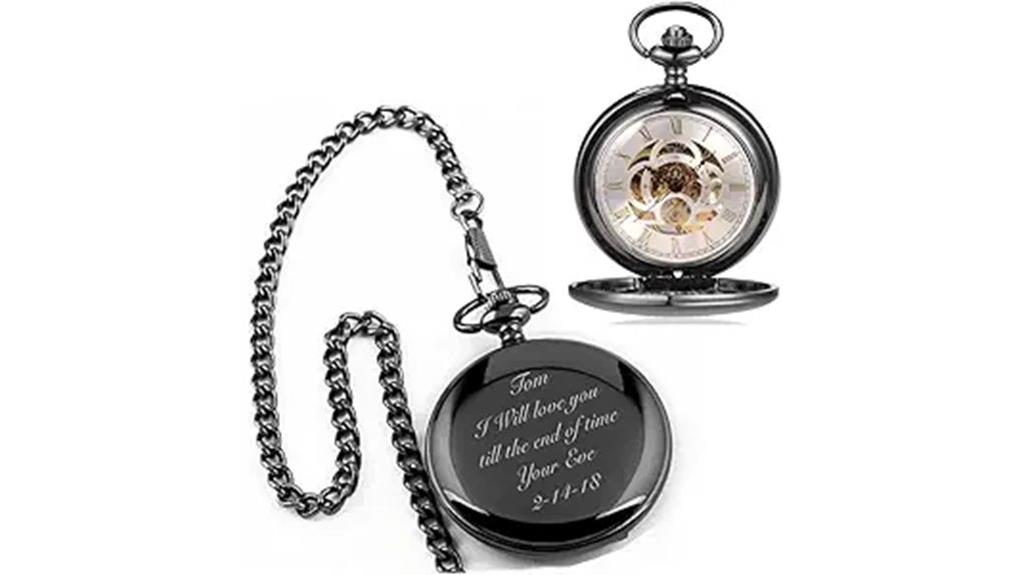 custom engraved pocket watch
