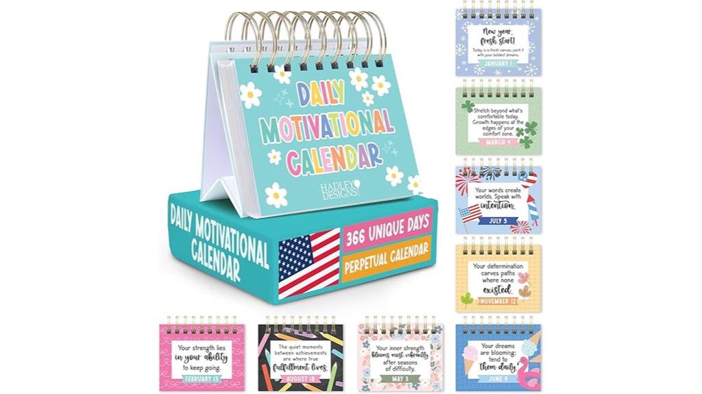 daily inspirational desk calendar