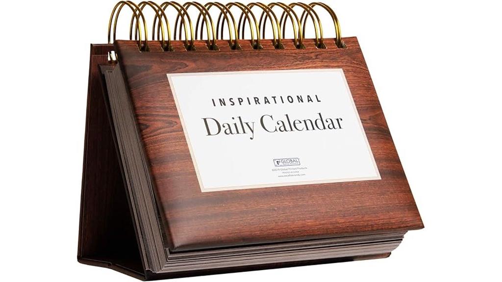 daily motivational flip calendar