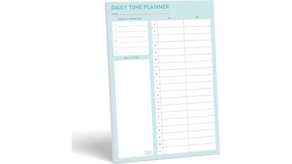 daily planning and organization