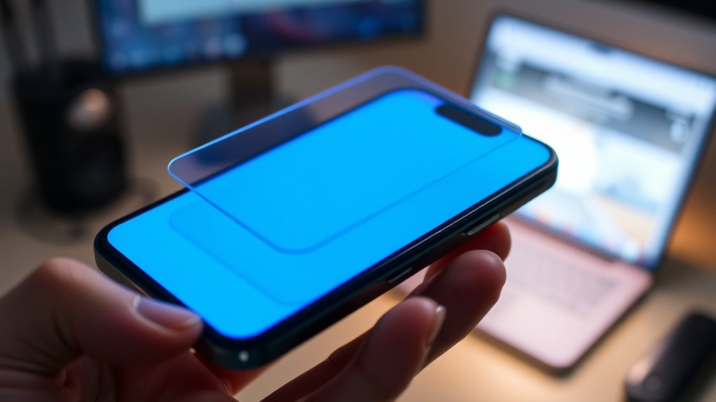 device fit and blue light filtering