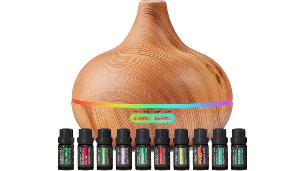 diffuser and essential oil set