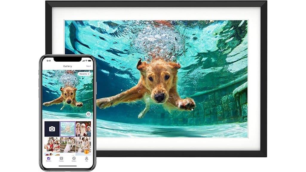 digital 10 1 inch frame