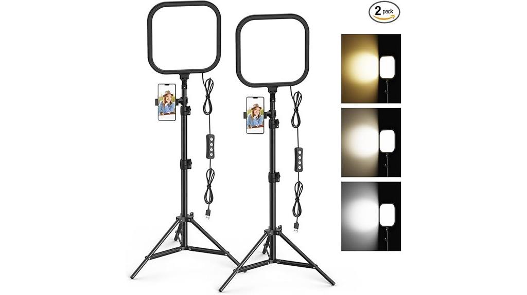dual led studio lights