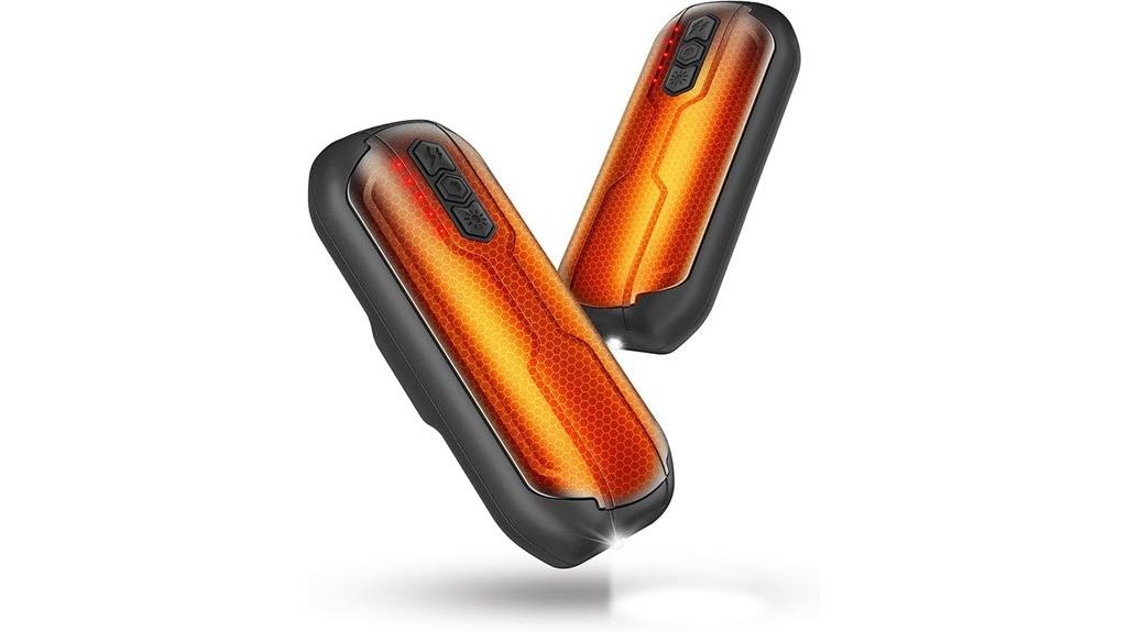 dual rechargeable hand warmers