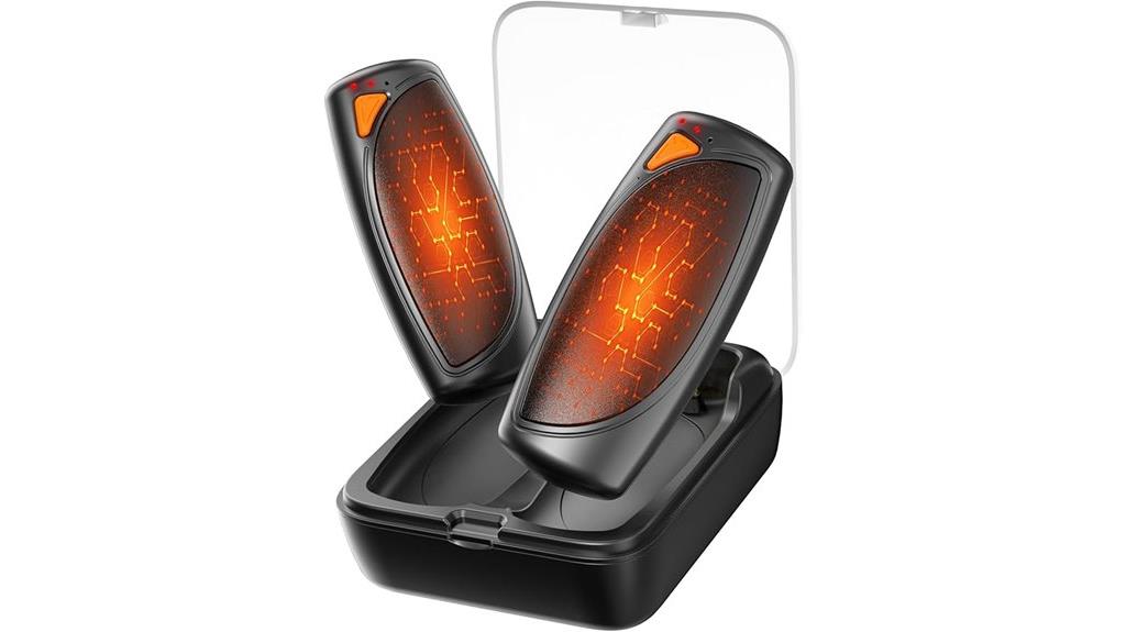 dual rechargeable hand warmers