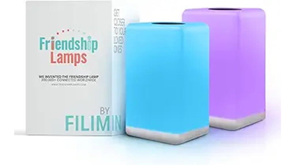 dual touch activated led lamps