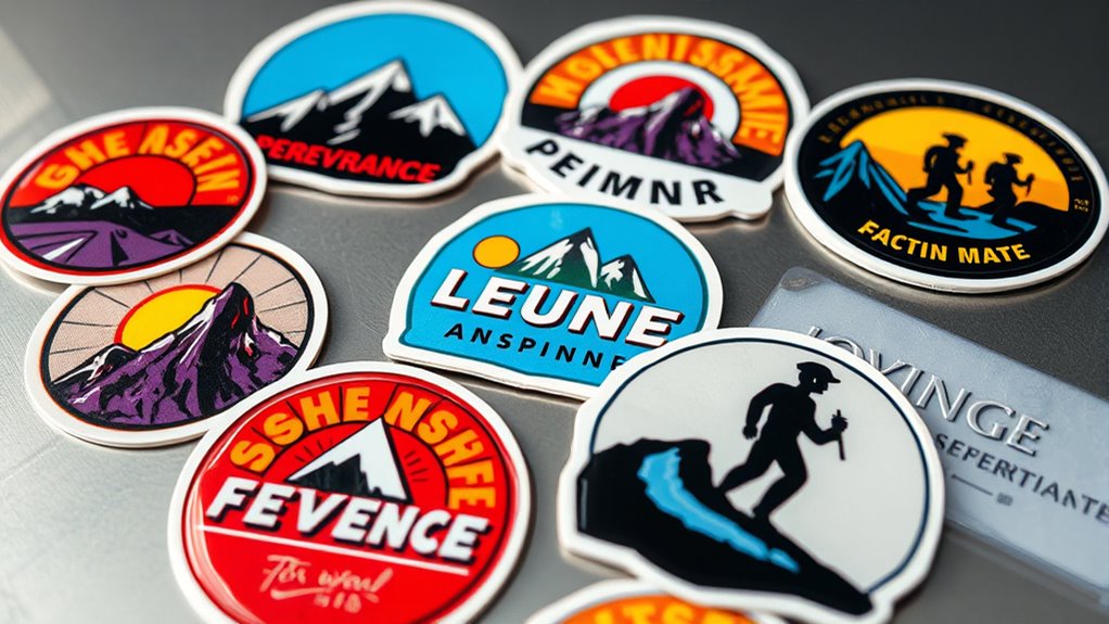 durable stylish weatherproof stickers