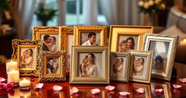 elegant frames for anniversary memories
