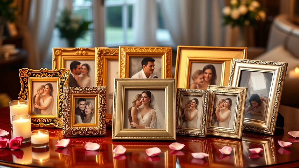 elegant frames for anniversary memories