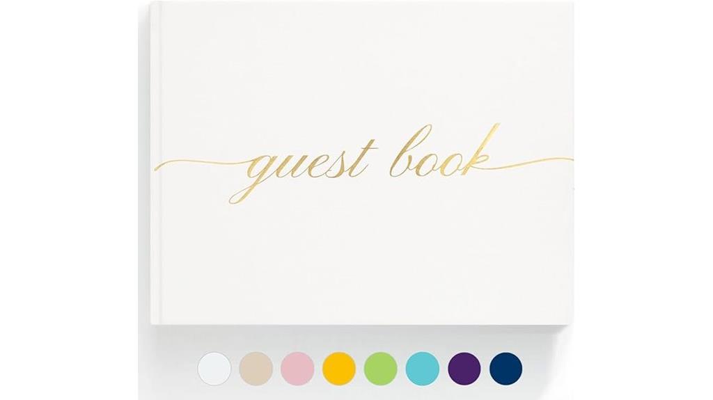 elegant photo guest book