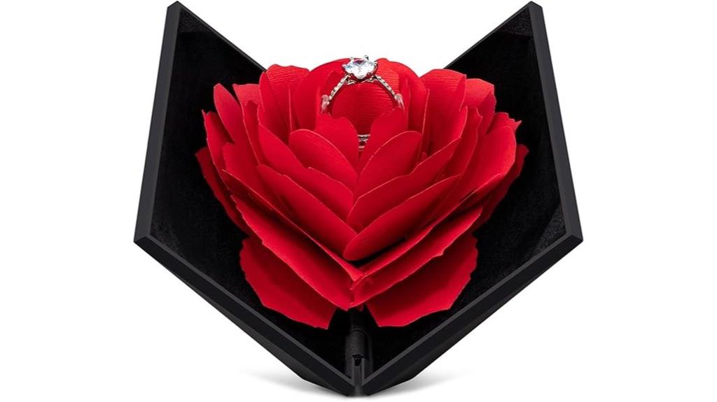 elegant proposal jewelry box
