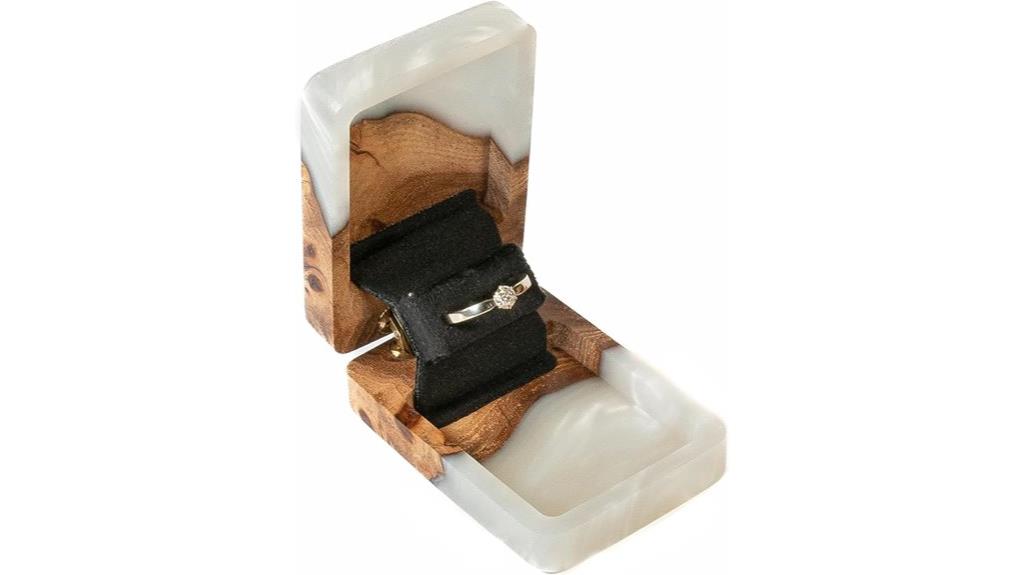 elegant proposal ring box