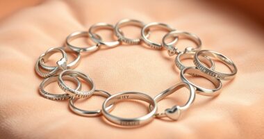 elegant sterling silver promise rings