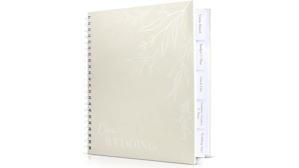 elegant wedding planning book