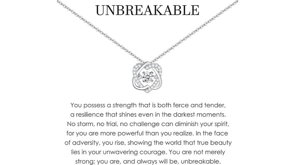 endless interlocking heart necklace