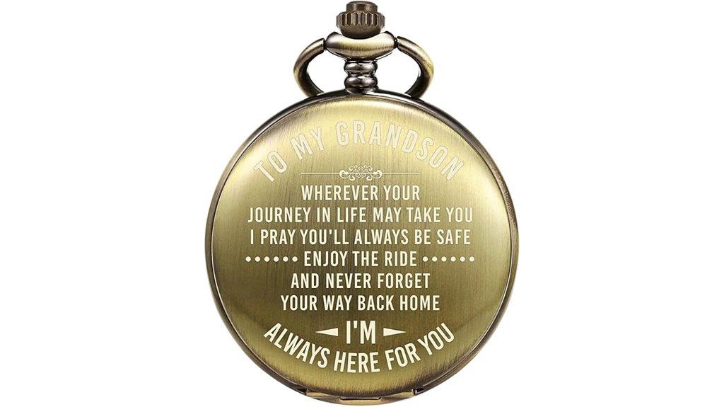 engraved men s pocket watch