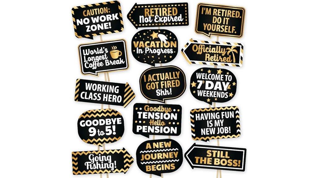 european retirement photo props