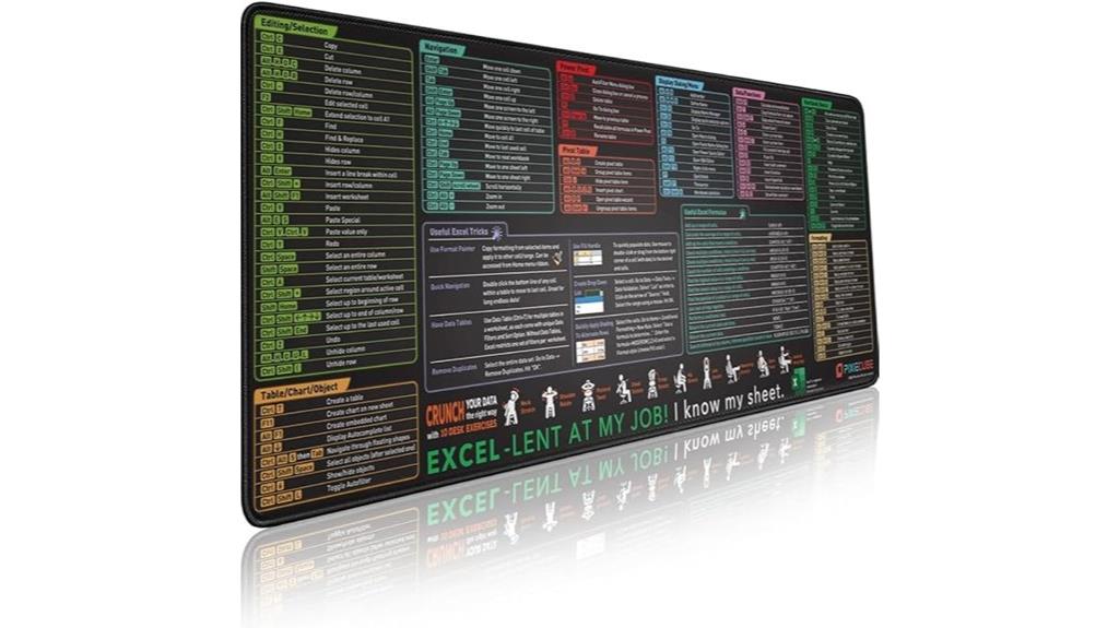 excel and gaming mousepad