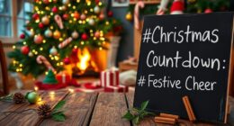 festive christmas countdown hashtags