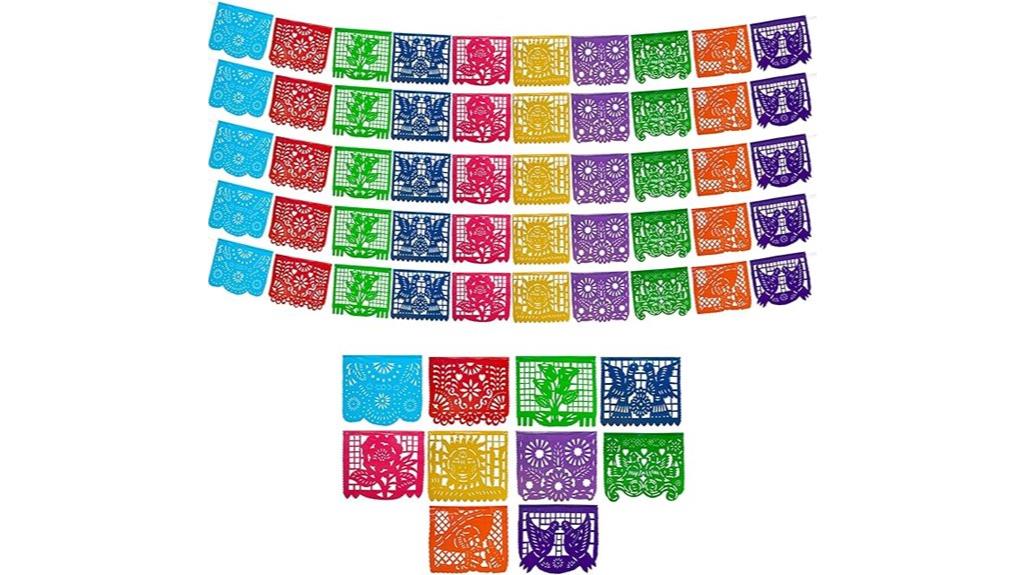 festive mexican party flags