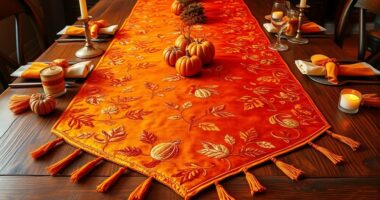 festive thanksgiving table runners
