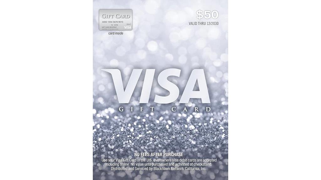 fifty dollar gift card