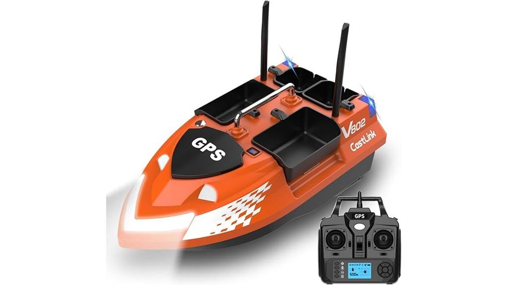 four box rc bait boat