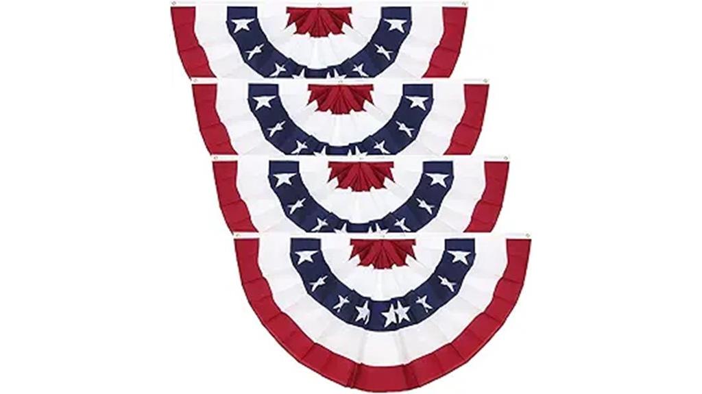 four foot american fan flags