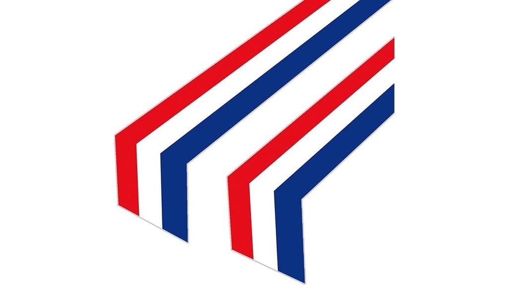 french flag party runner