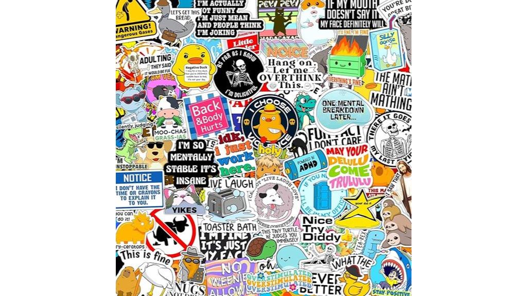 funny adult sticker collection