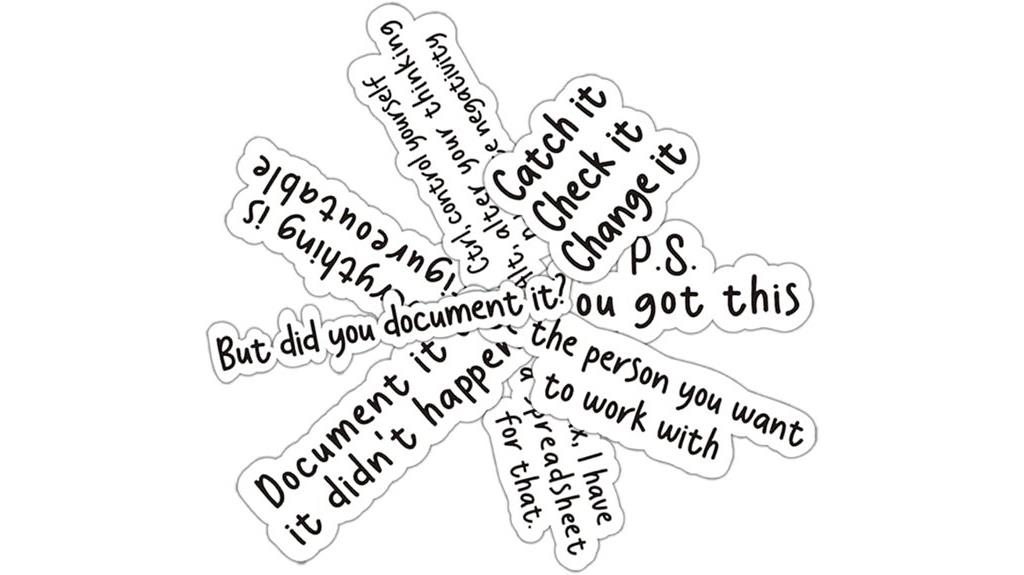 funny office sticker set