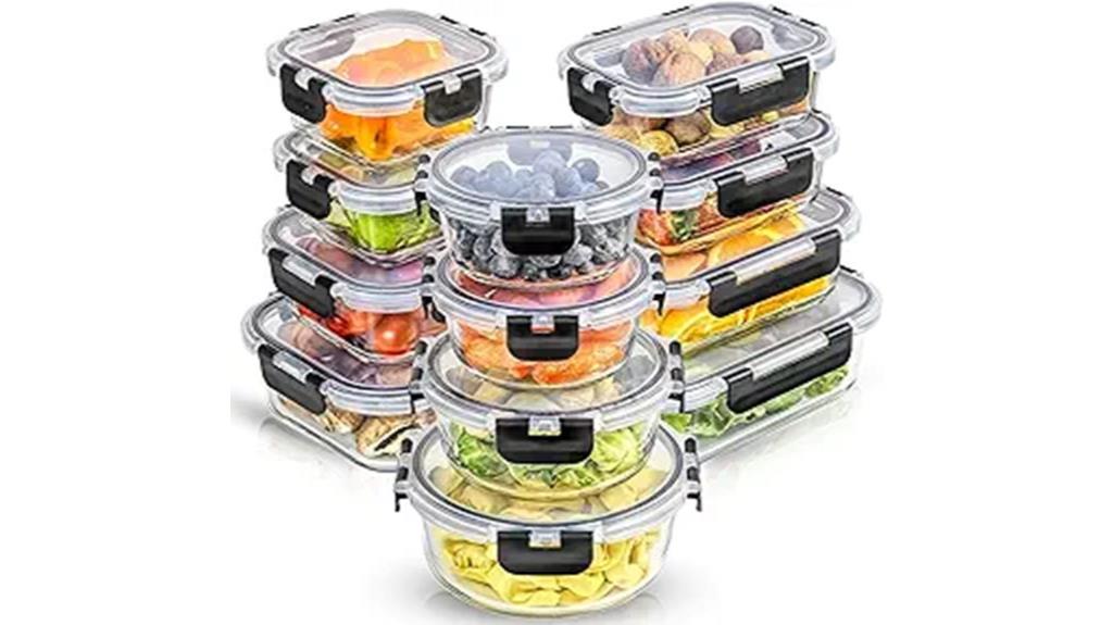 glass storage containers set
