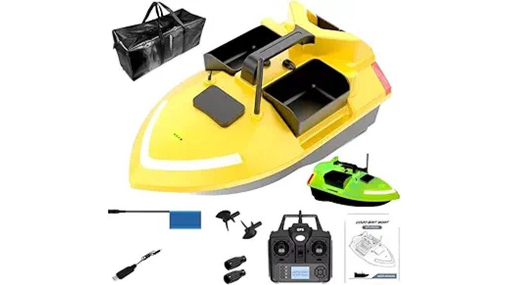 glow in dark rc bait boat