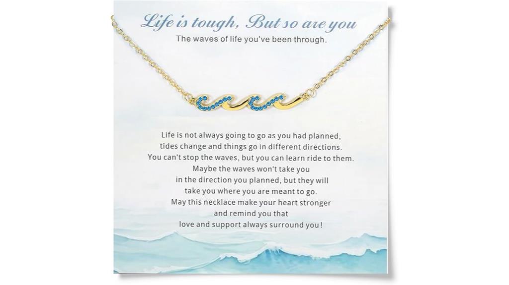 gold plated beach necklace