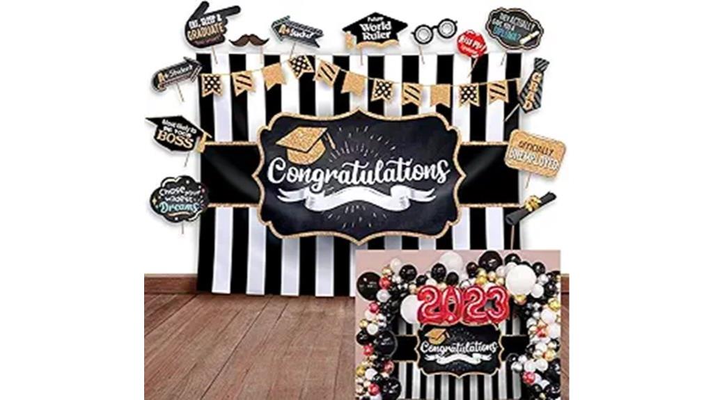 graduation celebration photography backdrop