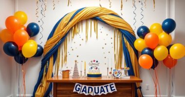 graduation party backdrop kits