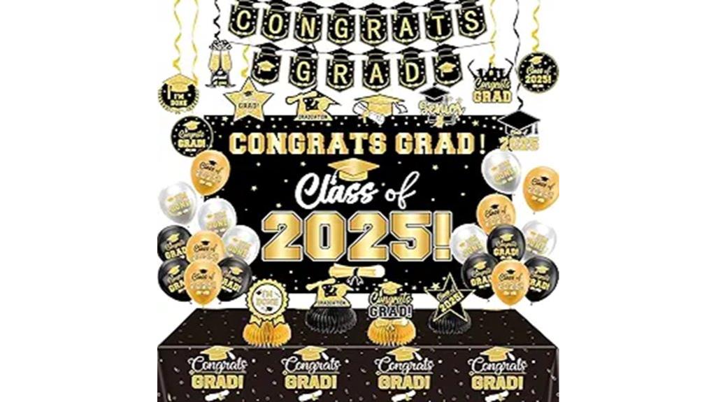 graduation party decor set