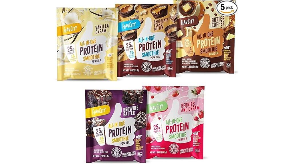 grass fed whey variety pack