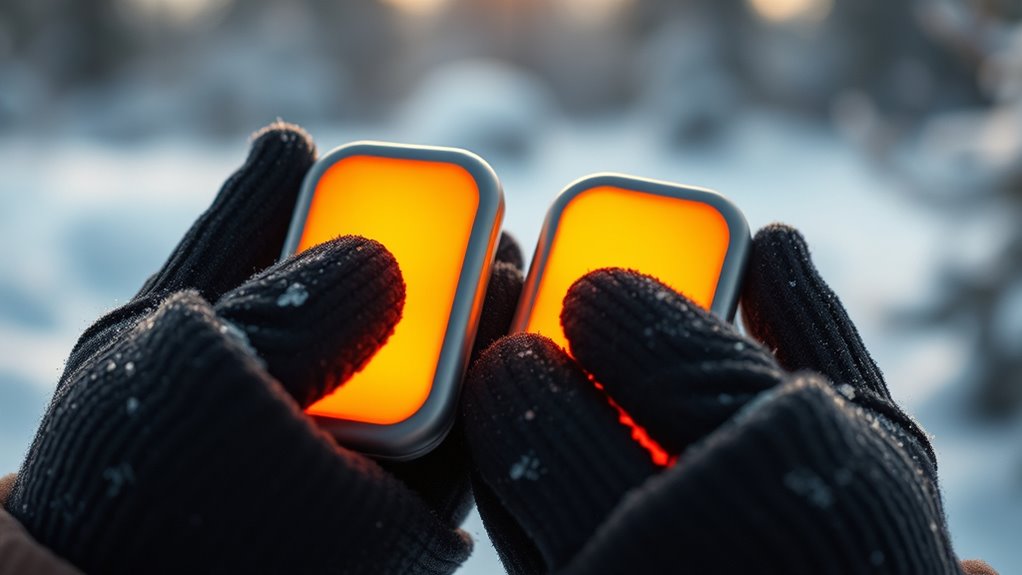 hand warmer features and safety