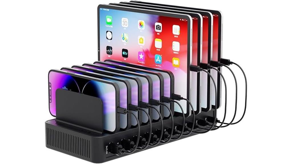 high capacity multi port charger