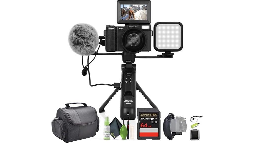 high resolution vlogging camera bundle