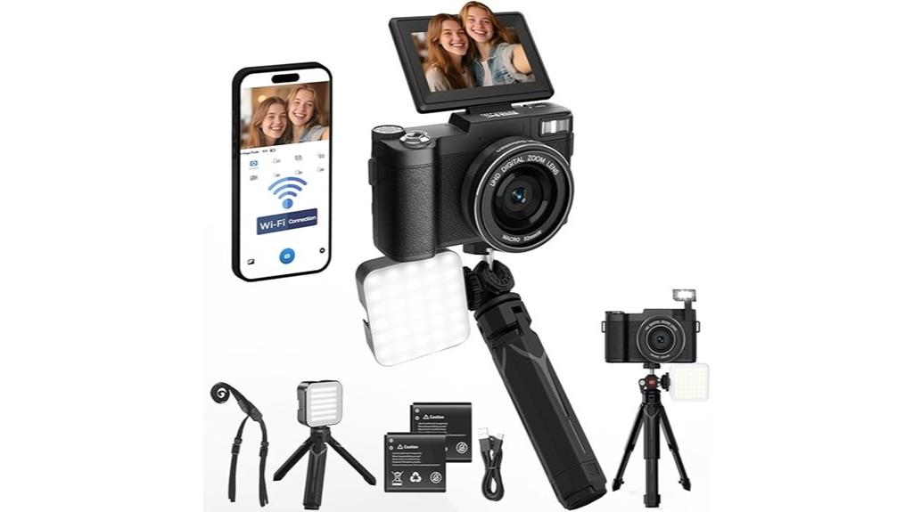 high resolution wifi vlogging camera