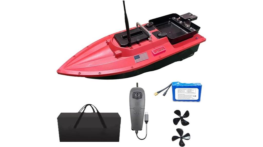 high speed rc bait boat