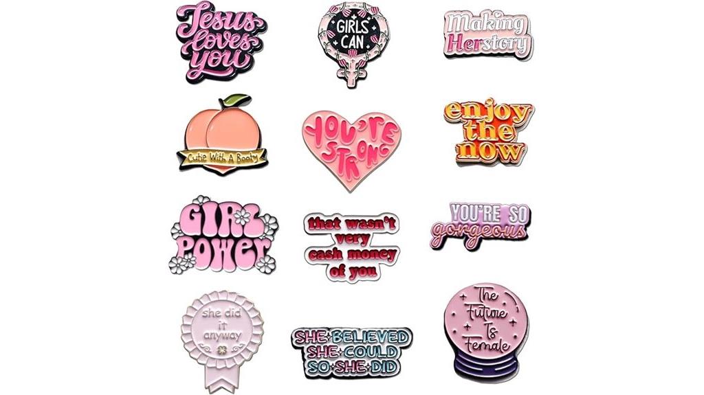 holiday enamel pin gift