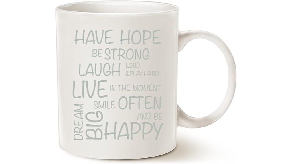 hope strength motivation ceramic