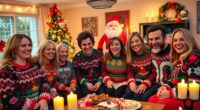 host festive ugly sweater party