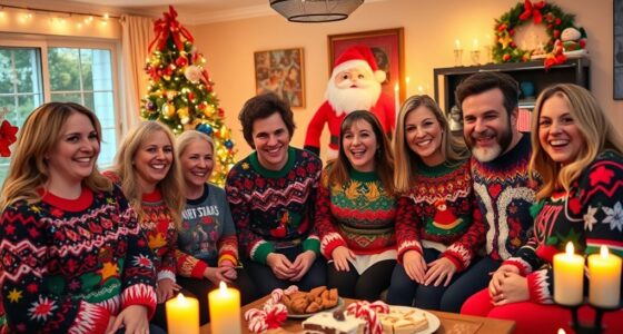 host festive ugly sweater party