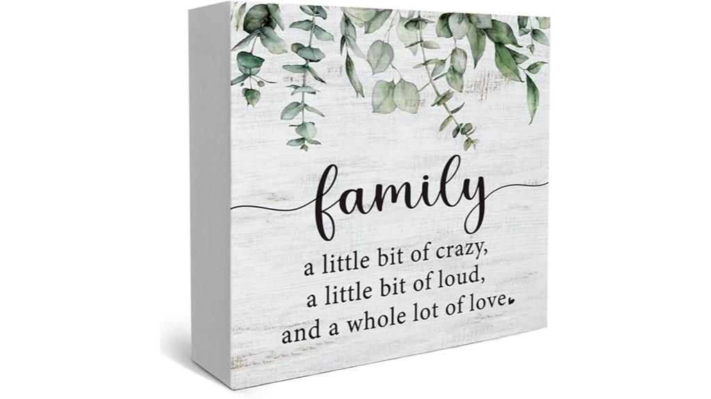 humorous family quote sign