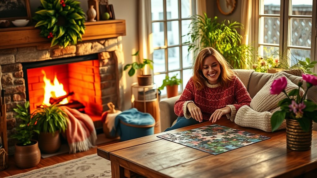 indoor crafts boost mood